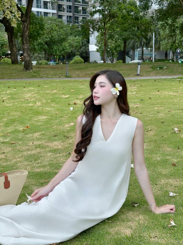 ĐẦM CỔ CHỮ V - Ảnh 5