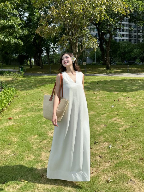 ĐẦM CỔ CHỮ V - Ảnh 2