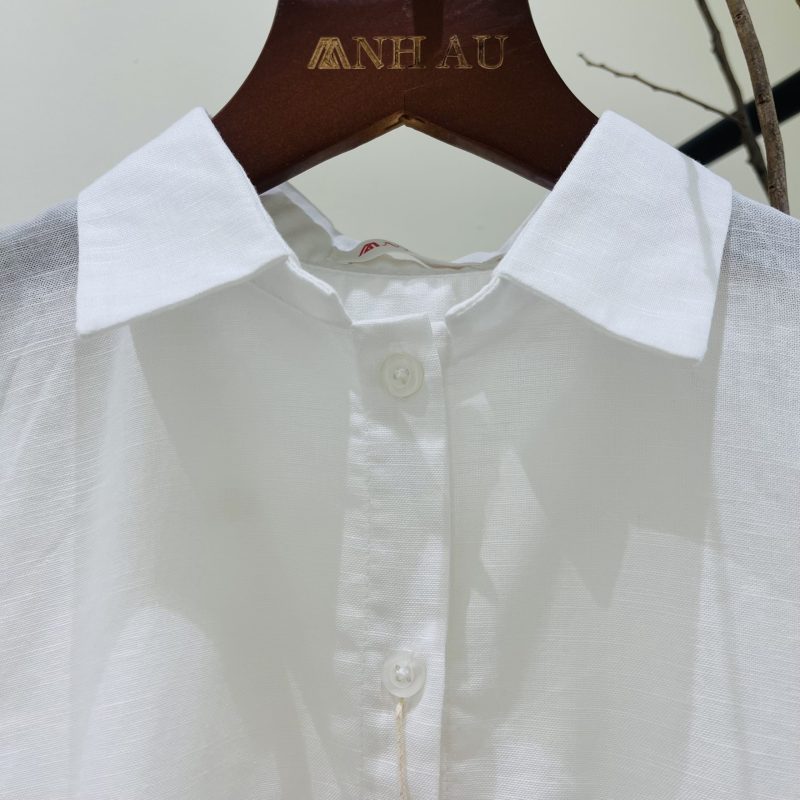 ÁO SƠ MI LINEN BÉ TRAI - Ảnh 5