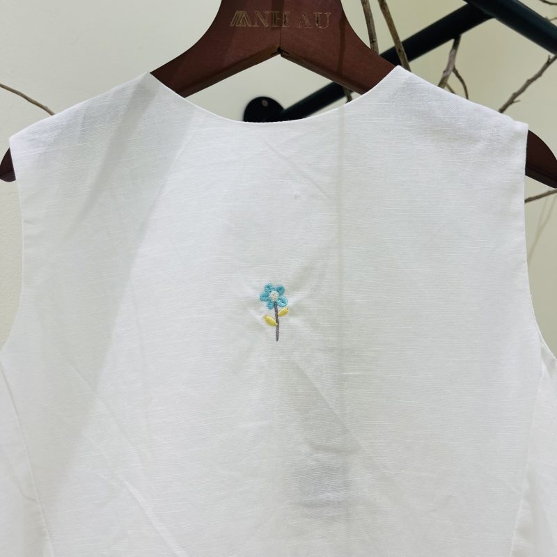 ĐẦM SÁT NÁCH LINEN BÉ GÁI - Ảnh 2