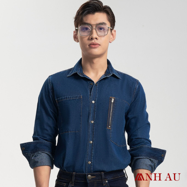 áo sơ mi denim