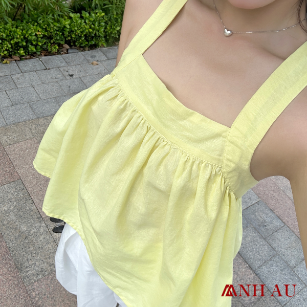 điểm nhấn áo dây chéo
