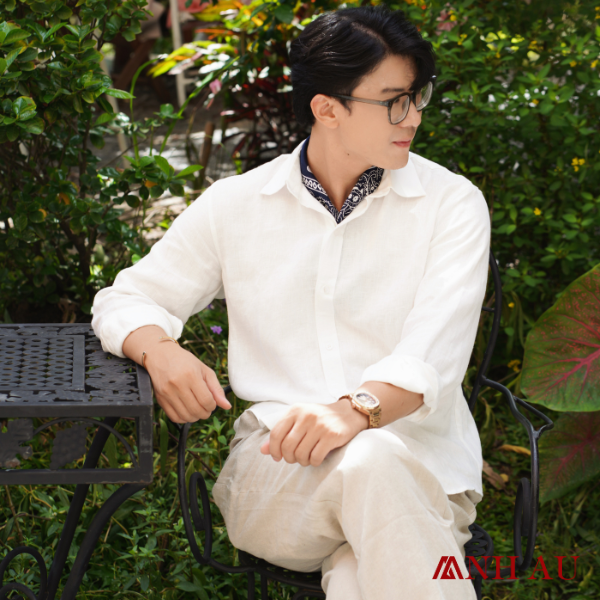 kế nối thời trang vải linen