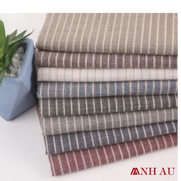 vải linen sọc