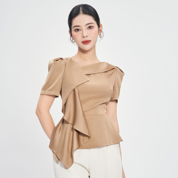 váy bút chì phối peplum
