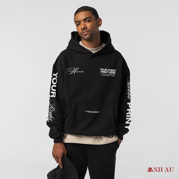 áo khoác hoodie in hình
