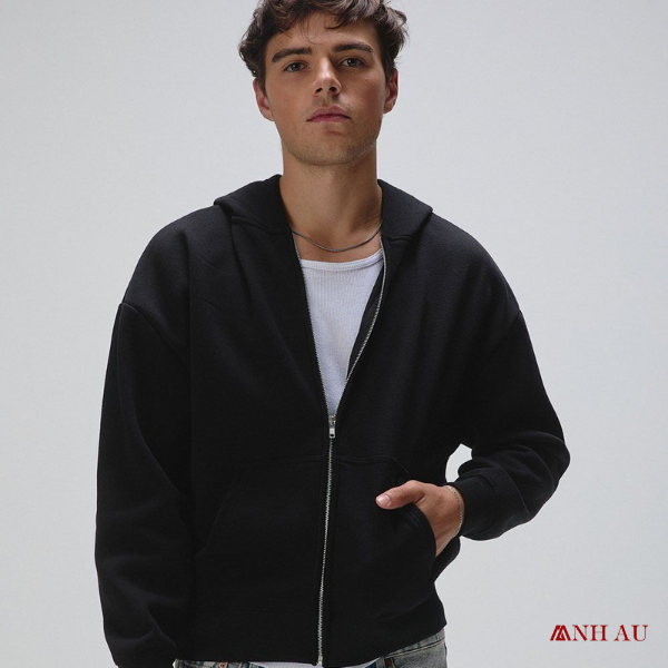 áo khoác hoodie khóa zip