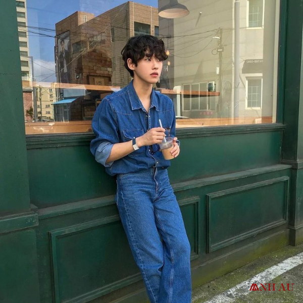 áo sơ mi denim