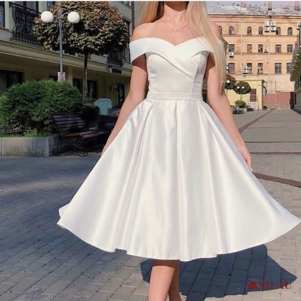 đầm tiệc cưới tầng layer