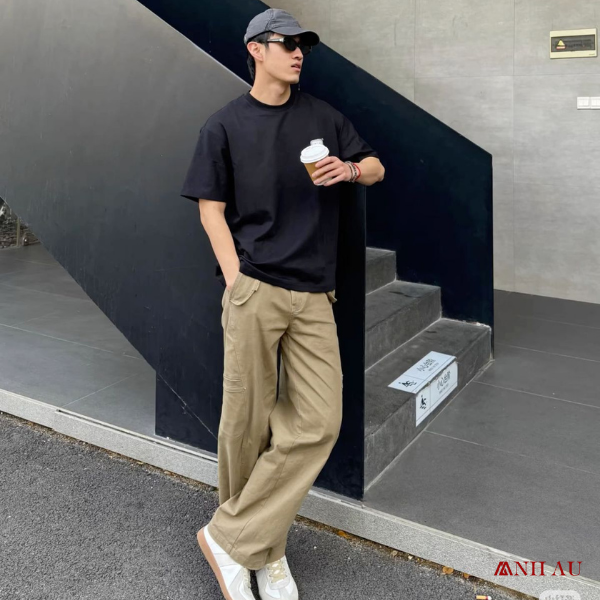 phối đồ cho nam với áo thun