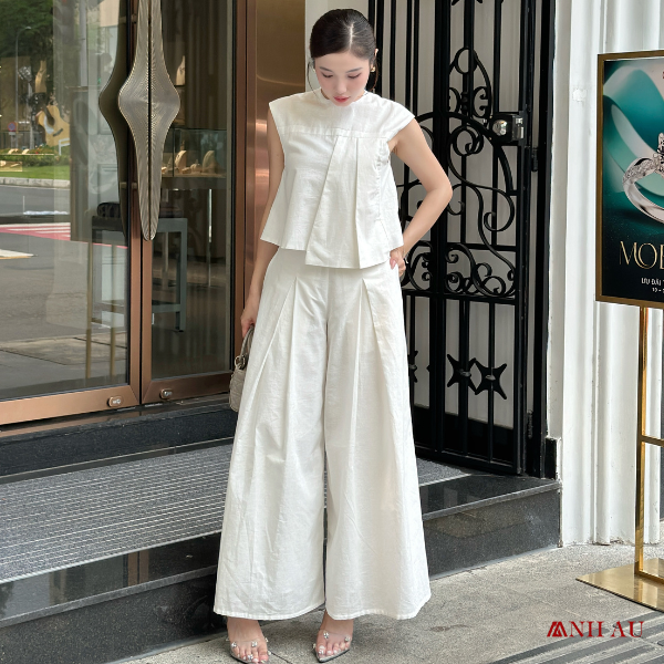 quần ống rộng nữ